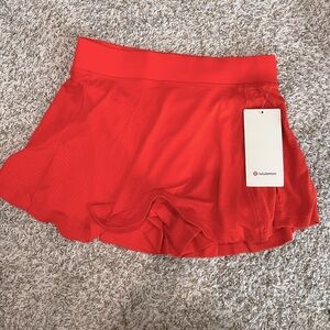 Lululemon size 8 swiftly tech high rise tennis skirt- red